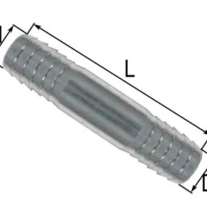 Highlight Schlauchverbinder Gerade DM=42 mm L=90 mm