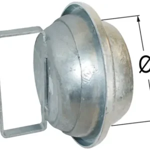 Garantierte Lieferung Blinddeckel 4" mit Ring ital.-System