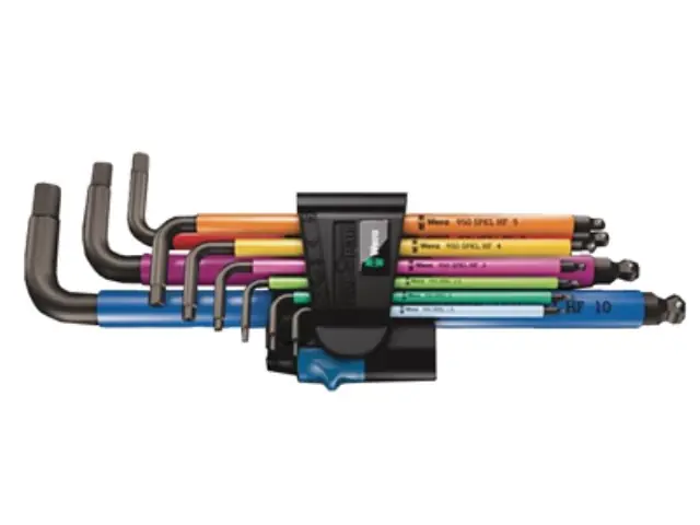 Begrenztes Angebot Wera-Hex Plus Winkelschlüsselsatz mit Haltefunktion 9-tlg.