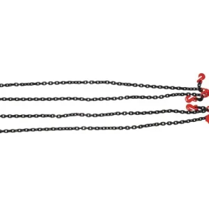 4-Str.-Kettengeh. 0-45°=4,25 t, 45-60°=3 t 8 mm NL=2000 mm Kracherpreis