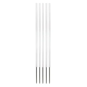 Mega-Angebot (10 Stk) Kunststoffpfahl rund, Ø 19 mm Gesamthöhe 108 cm