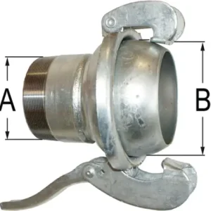 Kugelanschluss 8" mit Gewinde System Bauer Must-Have