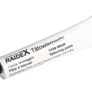 Tätowierfarbe schwarz, 60g-Tube, Orig. Raidex Expressversand