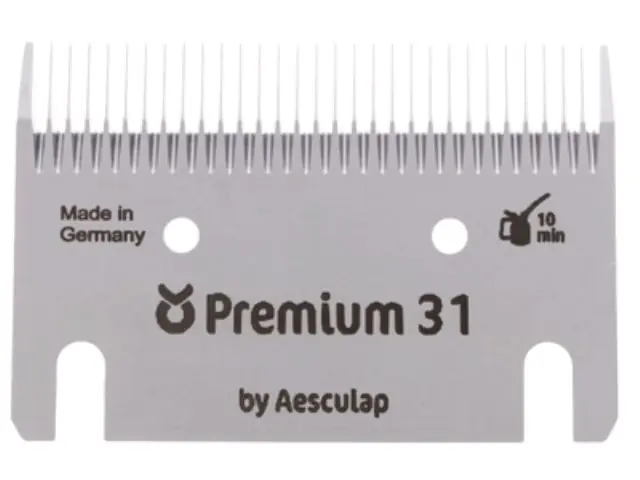 Neu Schermesser-Set Kerbl Premium, Rind / Pferd 31/15 Z.