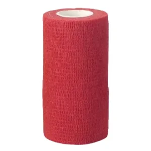 Garantierte Lieferung VetLastic selbsthaft. Bandage, rot 10cm