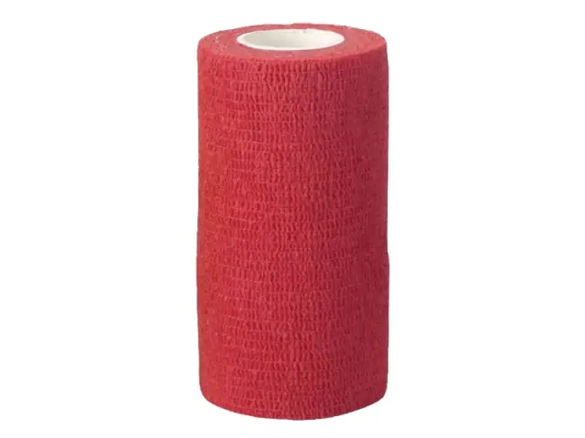 Garantierte Lieferung VetLastic selbsthaft. Bandage, rot 10cm