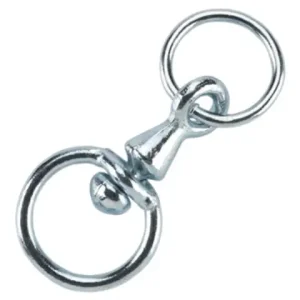 Preisknaller Wirbel für Kuhkette, verzinkt mit Ring 4mm