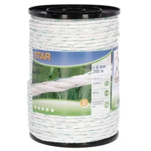(200 m) Star Elektroseil, 6mm, 3x Cu 0,30 + 3x Ni 0,30 Neu Im Sortiment