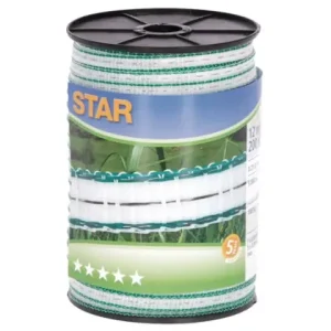 Günstig (200 m) Star Breitband, 12mm weiß/grün,1xCu 0,30+3xNi 0,30