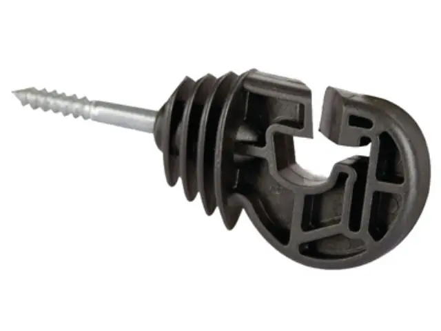 Echt (25 Stk) Premium Kombi-Ringisolator schwarz
