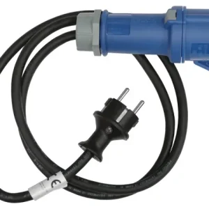 Zertifiziert Caravan Adapter Dose 3 polig blau und Shuko