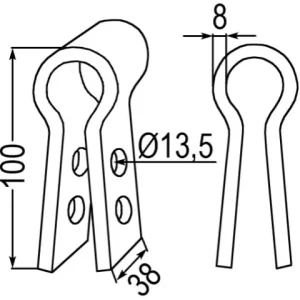 Neue Ware Halter zu Gyro/Nicolas