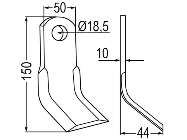 Neue Kollektion Y-Messer zu Lagarde