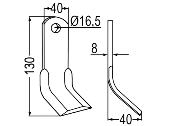 Expressversand Y-Messer zu Ferri