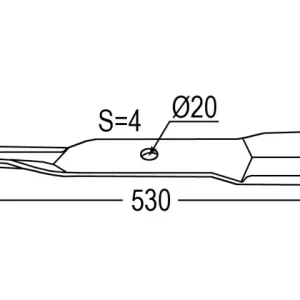 Zertifiziert Mäher-Messer zu AS