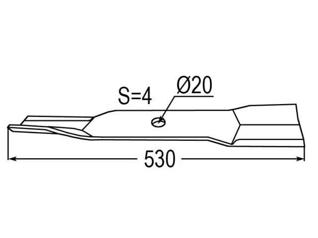 Zertifiziert Mäher-Messer zu AS