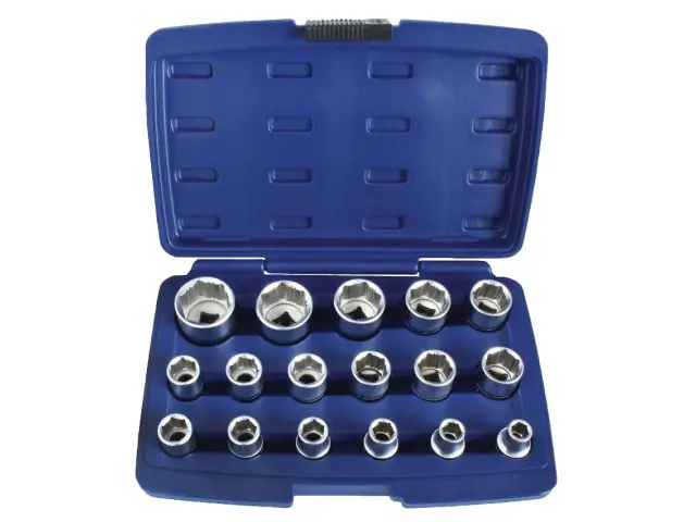Aktuell Steckschlüssel-Einsätze (1/2), 10-32 mm, mit extra LOCK-GRIP