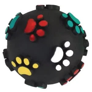 Vinyl Pfotenball 7 cm mit Squeaker Top-Angebot