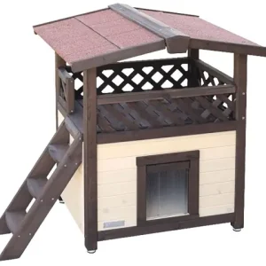 Aktuell Katzenhaus 4-Seasons Deluxe 88x57x77 cm