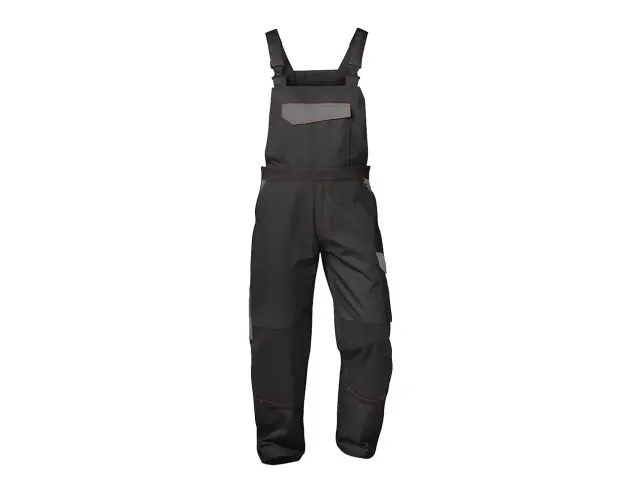 Latzhose 42 schwarz-grau Schnäppchen