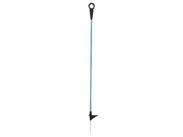 (10 Stk) Oval-Fiberglaspfahl Premium BLUE 110cm Solange Der Vorrat Reicht