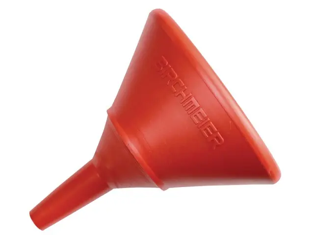 Trichter Birchmeier oval 19,1x12,5 cm rot Finale Aktion