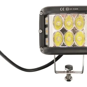Preisreduziert LED-Scheinwerfer 3 Seitig 48W seitlich gelb flash - 2 kabel