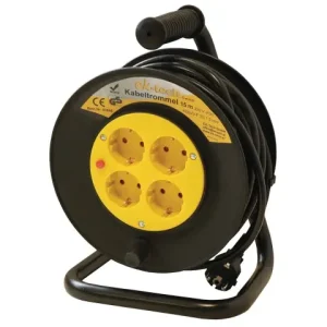 Kabeltrommel 220V 3G 1.5mm-Gummikabel 25M, IP20 Wochenendangebot