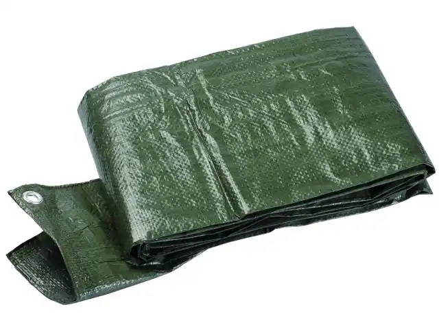 Schnäppchen Schutzplane in grün 90 g/m² - 10 x 12 m