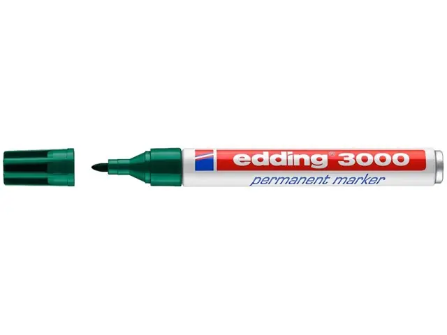 Edding 3000 Permanentmarker grün Highlight