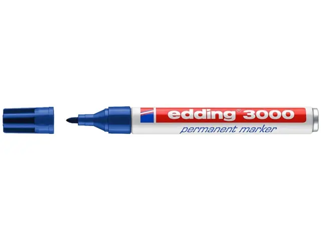 Nur Für Kurze Zeit Edding 3000 Permanentmarker blau