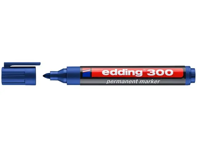 Edding 300 Permanentmarker blau Ausverkauf