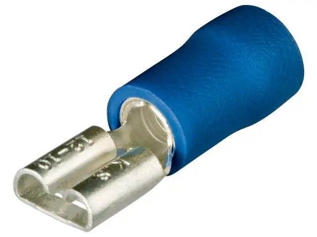 Aktuell Flachsteckhülsen blau (100x) 97 99 030