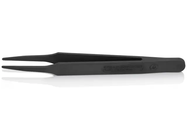 KNIPEX Kunststoffpinzette ESD, schwarz 92 09 01 ESD Aktuell