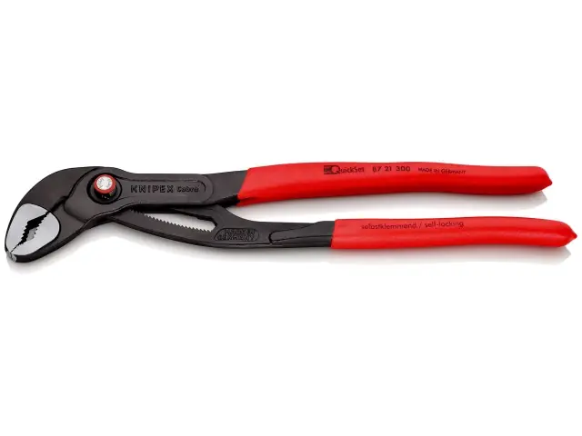 KNIPEX Cobra® QuickSet Wasserpumpenzange 87 21 300 Mega-Angebot