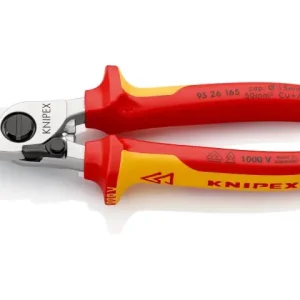 KNIPEX Kabelschere mit Öffnungsfeder 95 26 165 Begrenztes Angebot