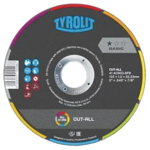 Trennscheibe CUT-ALL 125 x1mm gerade Tyrolit Ausverkauf