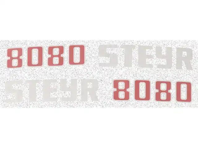 Expressversand Aufkleberpaar zu Steyr 8080