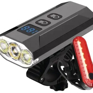Fahrrad-Beleuchtungsset LED Front u. Rücklicht IP65 Neuheit