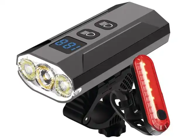 Fahrrad-Beleuchtungsset LED Front u. Rücklicht IP65 Neuheit