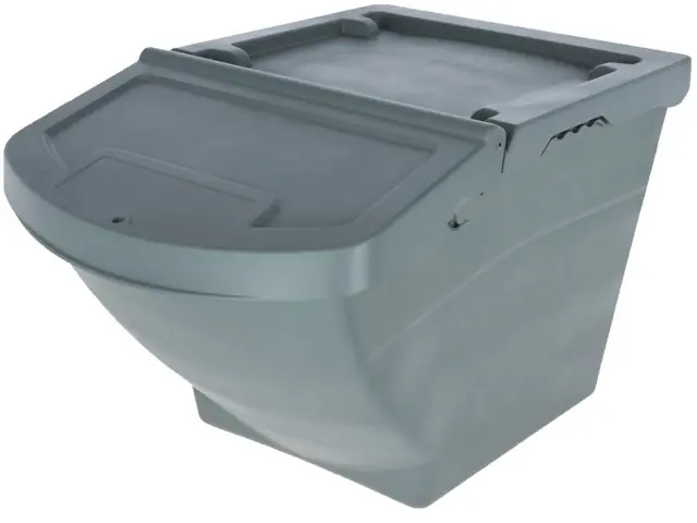 Markenware Futterbox 40L stapelbar, inkl. Deckel