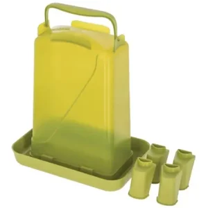 Expressversand Geflügeltränke 3,5 Liter mit Standfüßen , grün