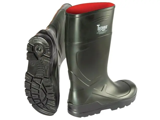 PU-Stiefel-Techno Gr. 48 grün S5 Sichere Zahlung