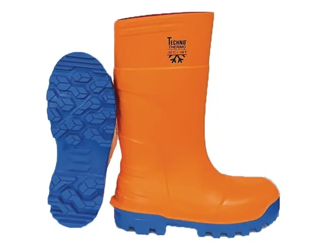 Kracherpreis PU-Stiefel Techno-Thermo Gr. 40 orange S5