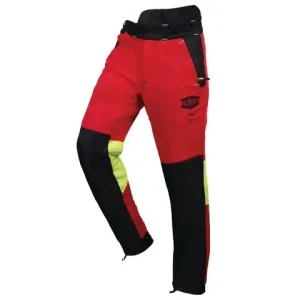 Expressversand Solidur Schnittschutzhose Felin rot Type A Gr - 7 cmS KLASSE 1