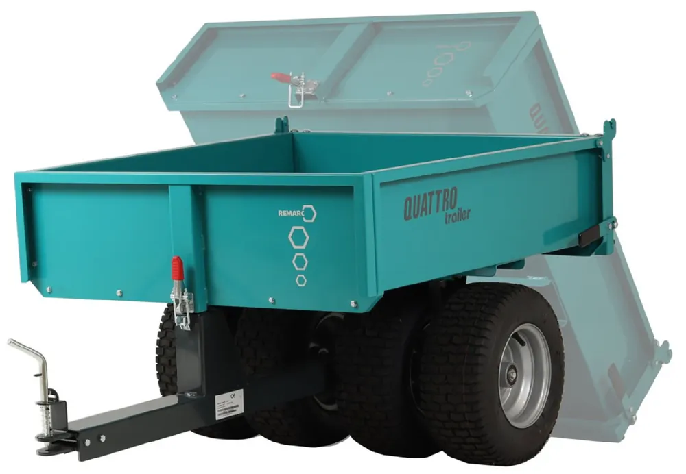 Super-Preis Remarc Anhänger Quattro Trailer Bodenschonend mit 4 Breitreifen