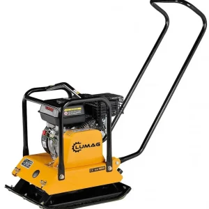 Lumag Benzin-Rüttelplatte RP 1100 PRO inkl. Gummimatte und Fahrwerk Sonderangebot