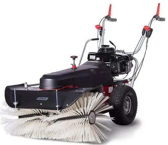 4F Schmutz- und Schneekehrmaschine Limpar 104 Pro B&S mit Winterkehrbürstensatz Geprüft