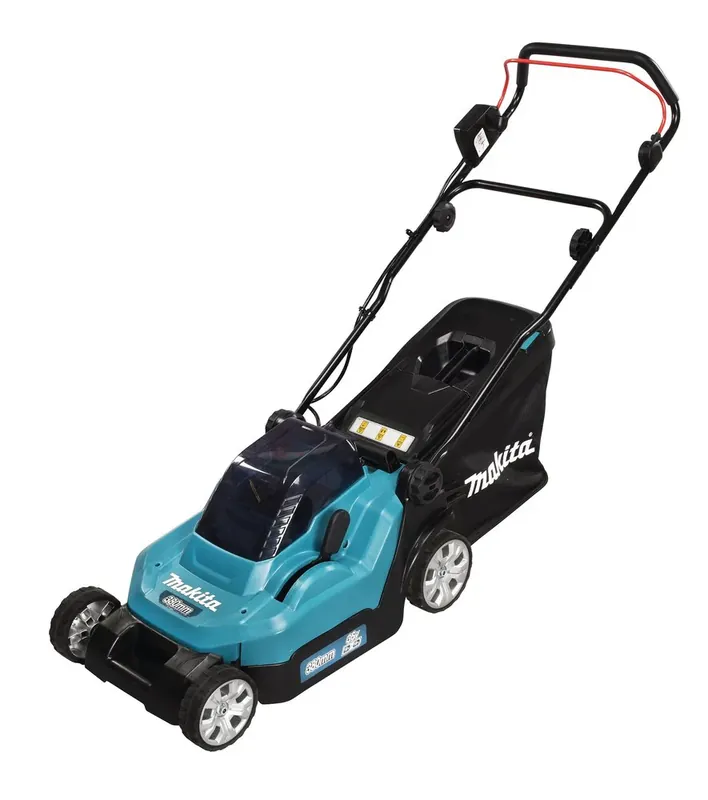 Direktkauf Makita Akku-Rasenmäher DLM382PM2 mit 2 x 4 Ah Akku und Ladegerät