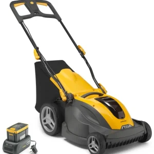 Angebot Stiga Akku-Rasenmäher Combi 344e Kit - mit Akku und Ladegerät